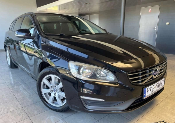 Volvo V60 cena 45500 przebieg: 204000, rok produkcji 2014 z Praszka małe 254